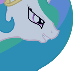 Size: 3152x3000 | Tagged: safe, artist:regnbogsrus, princess celestia, pony, g4, face, female, high res, mare, simple background, solo, transparent background, vector