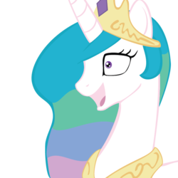 Size: 576x576 | Tagged: dead source, safe, artist:bc92, princess celestia, alicorn, pony, g4, female, mare, rapeface, simple background, solo, transparent background, vector