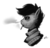 Size: 900x856 | Tagged: safe, artist:ninthsphere, scootaloo, pony, g4, black and white, cigarette, clothes, female, grayscale, monochrome, older, smoking, solo