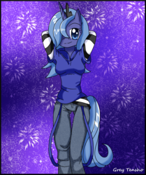 Size: 1270x1520 | Tagged: safe, artist:thearcanepony, princess luna, anthro, g4, female, solo