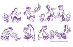 Size: 1600x1044 | Tagged: safe, artist:nollidronoc, spike, twilight sparkle, calvin and hobbes, dancing, get, index get, repdigit milestone