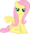 Size: 3412x3915 | Tagged: safe, artist:moongazeponies, fluttershy, pegasus, pony, g4, bridlemaids, female, fluttershy is not amused, high res, mare, simple background, solo, transparent background, unamused, vector