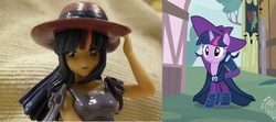 Size: 730x323 | Tagged: safe, twilight sparkle, human, g4, customized toy, female, humanized, irl, photo, toy