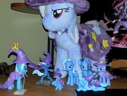 Size: 1000x750 | Tagged: artist needed, safe, trixie, g4, irl, photo, plushie, sethisto, toy