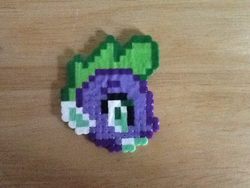 Size: 960x720 | Tagged: safe, artist:pikafrogbro, spike, g4, craft, perler, photo