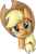 Size: 330x500 | Tagged: safe, artist:kazugoma, applejack, earth pony, pony, g4, female, solo