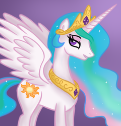 Size: 700x730 | Tagged: safe, artist:askyourprincess, princess celestia, alicorn, pony, g4, female, mare, solo