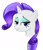 Size: 1090x1280 | Tagged: safe, artist:nihei, rarity, pony, g4, bedroom eyes, bust, portrait, solo