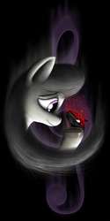 Size: 3543x7087 | Tagged: safe, artist:vashar23, octavia melody, butterfly, pony, g4, female, solo