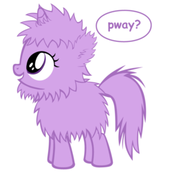Size: 900x900 | Tagged: safe, artist:bronyboy, fluffy pony, fluffy pony foal, fluffy pony original art