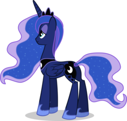 Size: 900x852 | Tagged: safe, artist:abydos91, princess luna, pony, g4, butt, female, moonbutt, plot, simple background, solo, transparent background, vector