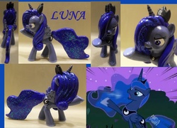 Size: 987x710 | Tagged: safe, princess luna, pony, g4, customized toy, irl, photo, toy