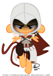 Size: 1236x1760 | Tagged: safe, artist:nadiarodriguez, scootaloo, g4, assassin's creed