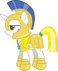 Size: 1351x1648 | Tagged: safe, artist:trotsworth, pony, unicorn, g4, armor, female, mare, royal guard, royal guard armor, rule 63, simple background, solo, transparent background