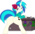 Size: 6093x6022 | Tagged: safe, artist:baka-neku, artist:joey darkmeat, dj pon-3, vinyl scratch, pony, unicorn, g4, absurd resolution, butt, female, headphones, hooves, horn, looking at you, looking back, looking back at you, mare, plot, simple background, solo, text, transparent background, vector