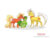 Size: 1280x966 | Tagged: safe, artist:almairis, bellossom, flareon, jolteon, blushing, coat markings, crossover, family, female, filly, foal, male, mare, pokémon, ponymon, simple background, socks (coat markings), stallion, transparent background, trio