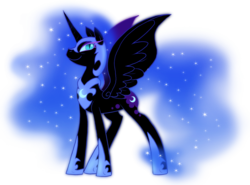 Size: 1437x1065 | Tagged: dead source, safe, artist:shufflestripes, nightmare moon, pony, g4, female, solo