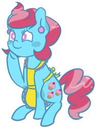 Size: 427x571 | Tagged: safe, artist:soullessteddybear, cup cake, earth pony, pony, g4, female, mare, simple background, solo, transparent background