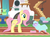 Size: 1225x895 | Tagged: safe, artist:kasun05, fluttershy, lamb, sheep, g4, duo, ewe, tiny ewes