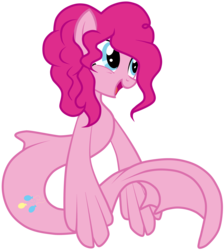 Size: 3153x3525 | Tagged: safe, artist:filipinoninja95, pinkie pie, kelpie, g4, female, high res, simple background, solo, species swap, transparent background