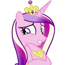 Size: 6000x6000 | Tagged: safe, artist:lazypixel, princess cadance, queen chrysalis, alicorn, pony, a canterlot wedding, g4, absurd resolution, crown, fake cadance, female, jewelry, mare, regalia, simple background, solo, tiara, transparent background, unsure, vector