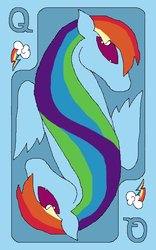 Size: 400x640 | Tagged: safe, artist:kiki-bunni, rainbow dash, g4, card