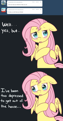 Size: 1200x2287 | Tagged: safe, artist:darkaiya, fluttershy, ask sombershy, g4, ask, tumblr