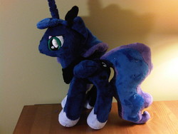 Size: 720x540 | Tagged: safe, artist:caashley, princess luna, pony, g4, irl, photo, plushie, solo