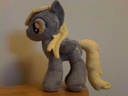Size: 720x540 | Tagged: safe, artist:caashley, derpy hooves, pegasus, pony, g4, female, irl, mare, photo, plushie, solo