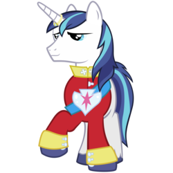 Size: 6000x6000 | Tagged: safe, artist:discorded, shining armor, pony, unicorn, g4, absurd resolution, clothes, male, ring, show accurate, simple background, solo, stallion, suit, transparent background, vector, wedding