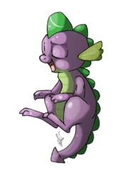 Size: 456x600 | Tagged: safe, artist:craftedcat, spike, dragon, g4