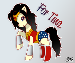 Size: 1536x1290 | Tagged: safe, artist:bwpastel, ponified, wonder woman