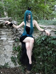 Size: 600x800 | Tagged: safe, artist:livedecadence, queen chrysalis, human, g4, cosplay, irl, irl human, photo, solo