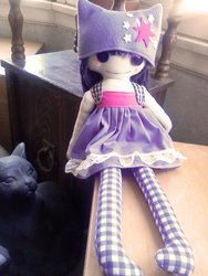 Size: 600x800 | Tagged: safe, artist:chasethebunny, twilight sparkle, human, g4, craft, doll, humanized, irl, photo, toy