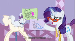 Size: 522x282 | Tagged: safe, screencap, opalescence, rarity, g4, youtube caption