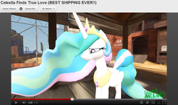 Size: 976x579 | Tagged: dead source, safe, princess celestia, g4, team fortress 2, youtube