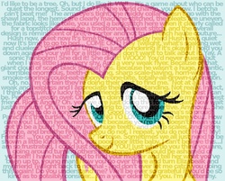 Size: 1280x1030 | Tagged: safe, artist:rinsowaty, fluttershy, g4, quote, wall of text