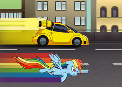 Size: 900x644 | Tagged: safe, rainbow dash, g4, bumblebee (transformers), transformers