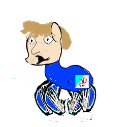 Size: 600x600 | Tagged: safe, meme, ms paint, ponified, sweet bro and hella jeff