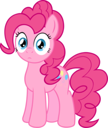 Size: 680x804 | Tagged: safe, pinkie pie, earth pony, pony, g4, cute, diapinkes, female, mare, simple background, solo, transparent background, vector