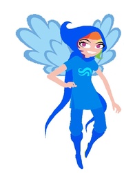 Size: 590x818 | Tagged: safe, artist:biojal, rainbow dash, human, g4, god tier, god tiers, hero of breath, homestuck, humanized, parody