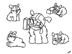 Size: 500x375 | Tagged: safe, artist:mixermike622, fluffy pony, hammer, sleeping, viking