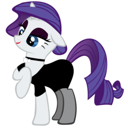 Size: 10000x10000 | Tagged: safe, artist:izanoslayer, rarity, pony, unicorn, g4, absurd resolution, alternate hairstyle, clothes, female, horn, makeup, mare, simple background, solo, transparent background