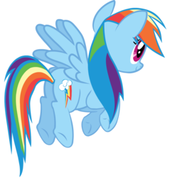 Size: 875x914 | Tagged: safe, artist:stardust-r3x, rainbow dash, pegasus, pony, g4, female, flying, mare, simple background, solo, transparent background, vector