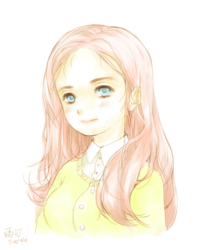 Size: 563x684 | Tagged: safe, artist:sealet, fluttershy, human, g4, cute, female, humanized, moe, solo