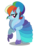 Size: 3000x4245 | Tagged: safe, artist:erikadaniel98, rainbow dash, pegasus, pony, g4, alternate hairstyle, clothes, dress, female, mare, rainbow dash always dresses in style, raised hoof, simple background, solo, transparent background