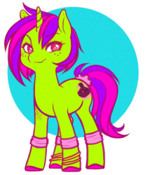 Size: 511x618 | Tagged: safe, artist:decemberdoe, artist:thekitfox, oc, oc only, oc:arcade fever, pony, intersex, needs more saturation, solo