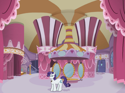 Size: 3919x2935 | Tagged: safe, artist:stonershy, rarity, pony, g4, carousel boutique, female, high res, implied bluebarity, implied blueberry inflation, jewelry blues, sequence, solo, story included