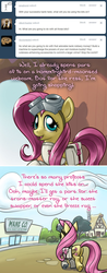 Size: 640x1637 | Tagged: safe, artist:giantmosquito, fluttershy, gilda, griffon, pony, ask-dr-adorable, g4, butt, captain clamor, female, mare, plot