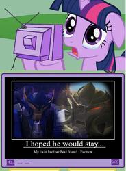 Size: 606x822 | Tagged: safe, twilight sparkle, pony, g4, dreadwing, exploitable meme, meme, skyquake (transformers), transformers, tv meme